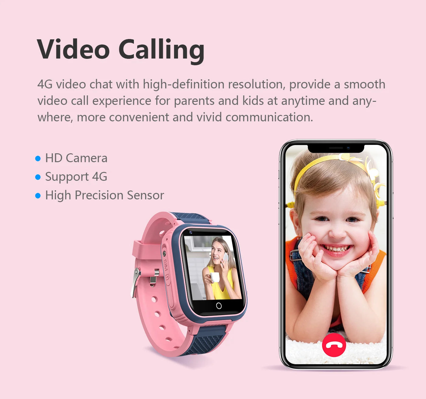 ⌚ KidGuard™ – 4G Smart Watch with GPS, Video Call & Waterproof Design
