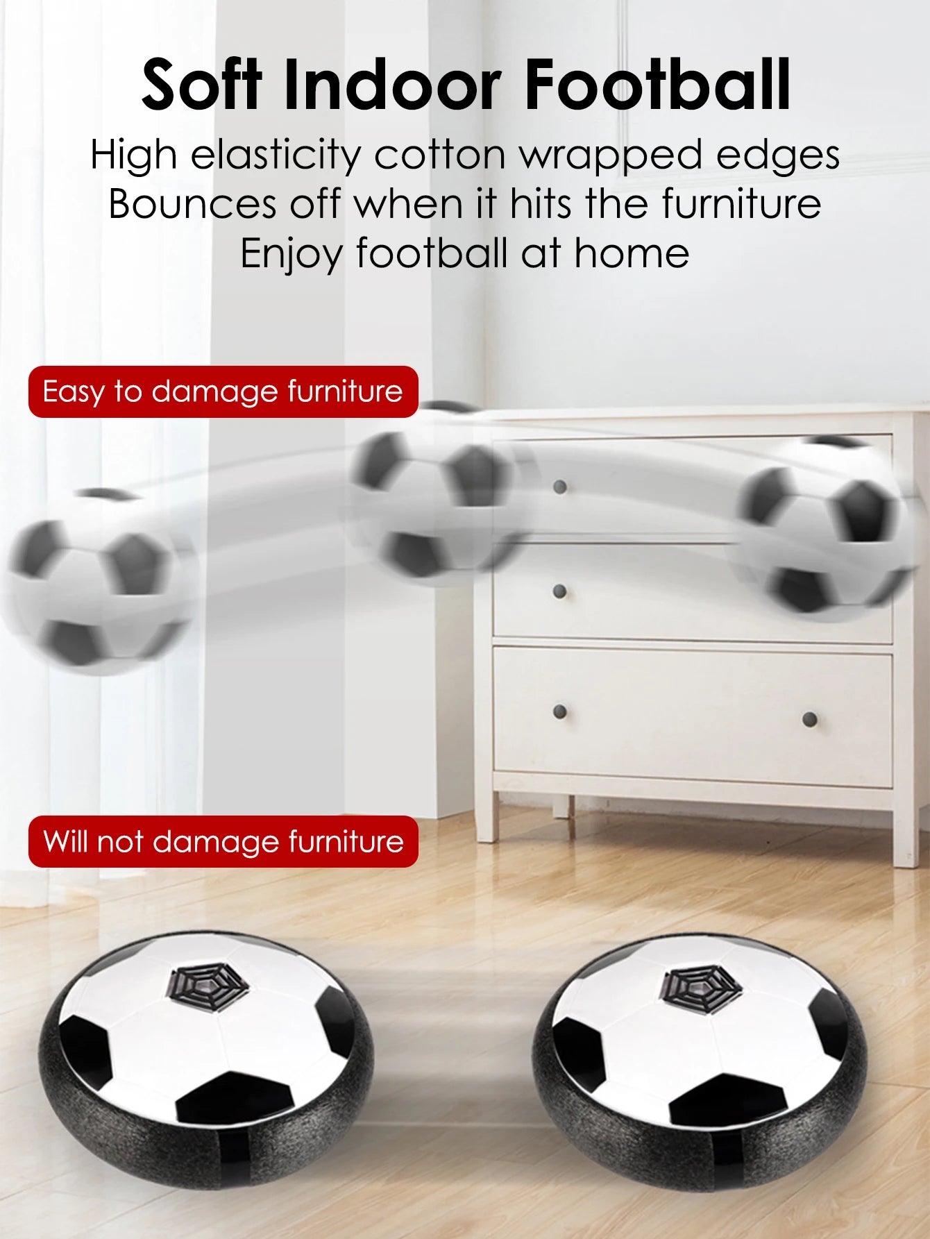 HoverBall™ – Floating Indoor Football for Kids