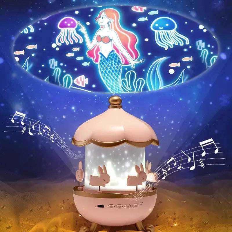 🌙 StarGlow™ – Night Light Projector for Kids