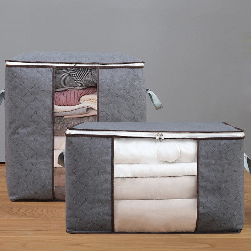 🧺 StoreEase™ – Blanket & Clothing Storage Zipper Bag with Handle