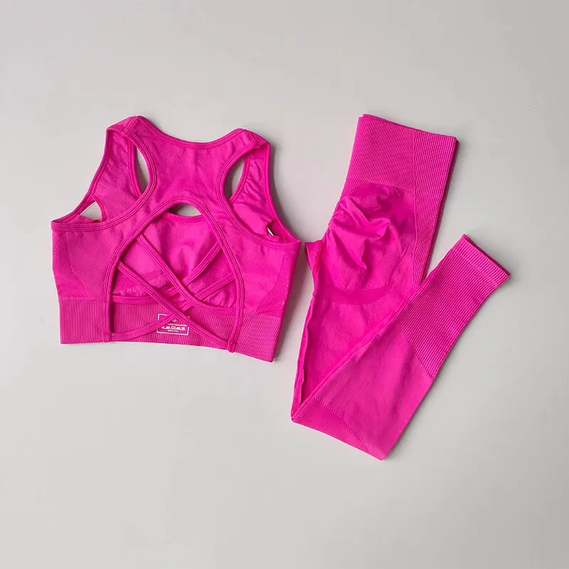 Seamless 2-Piece Sports Set – Yoga & Fitness