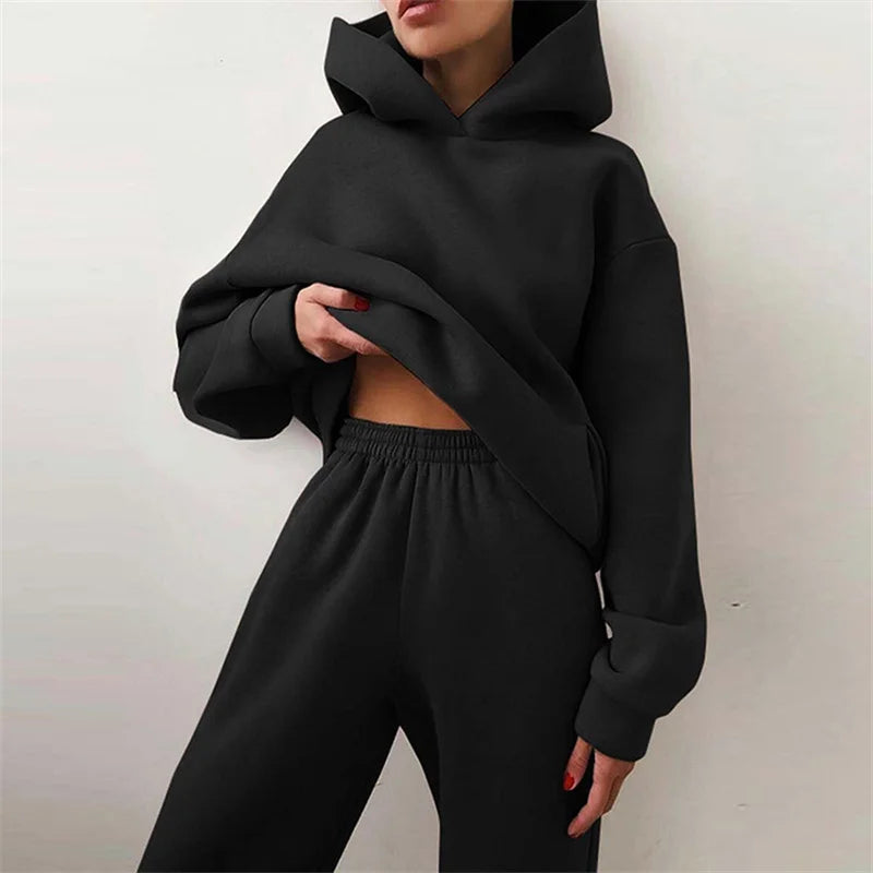 Oversized 2-Piece Tracksuit – Hoodie & Pants