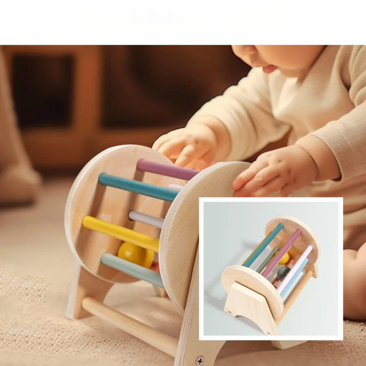 🔔 TinyRinger™ – Baby Handheld Bell & Teether Toy