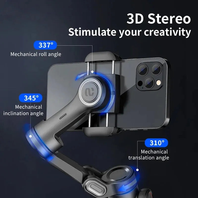 📱 AOCHUAN SmartXE™ – 3-Axis Handheld Gimbal Stabilizer for Smartphones