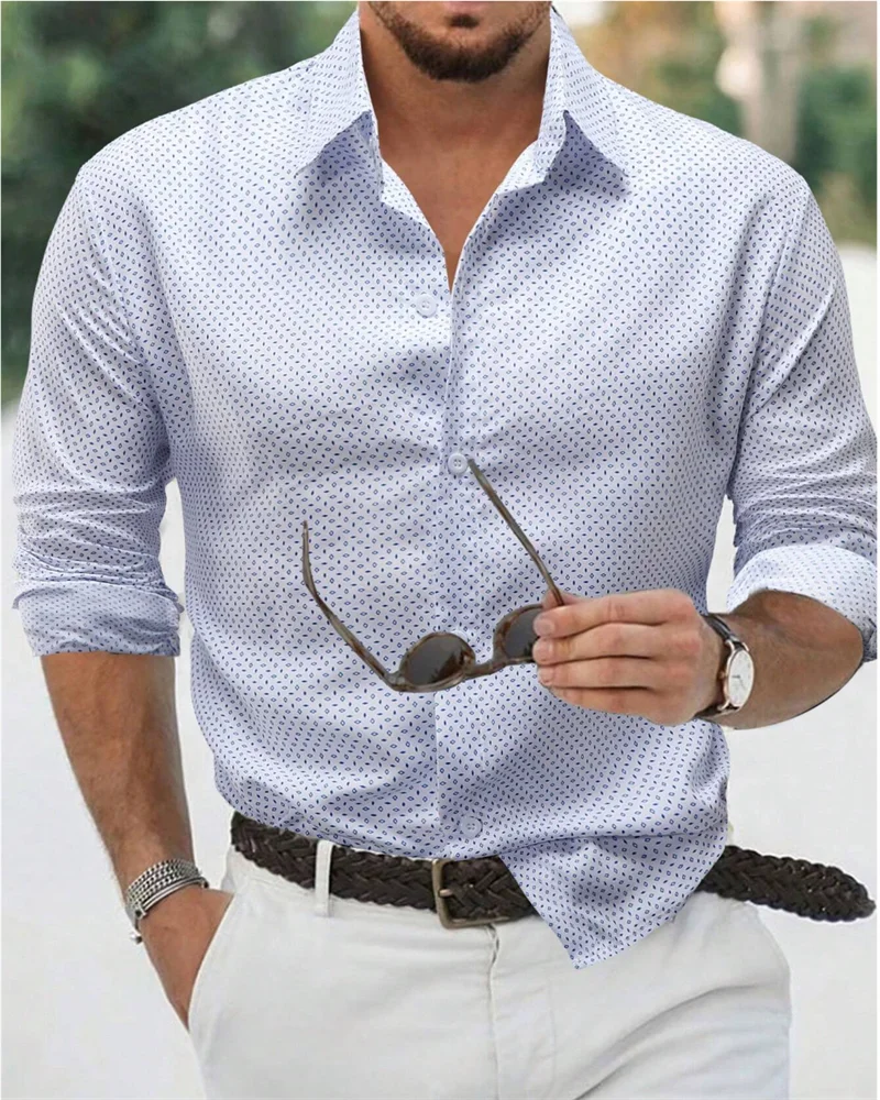 👔 Men’s Polka Dot Shirt