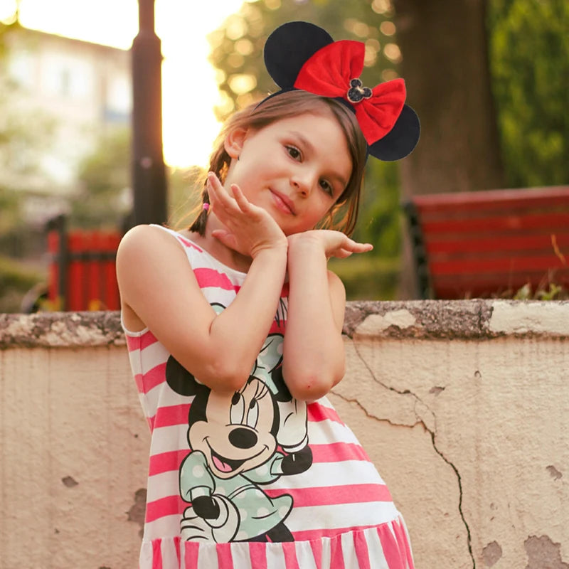 🎃 MagicMickey™ – 2025 Halloween Sequin Ears Headband with Bow