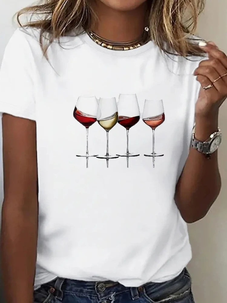 👕 WineStyle™ – Trendy Women’s Graphic T-Shirt