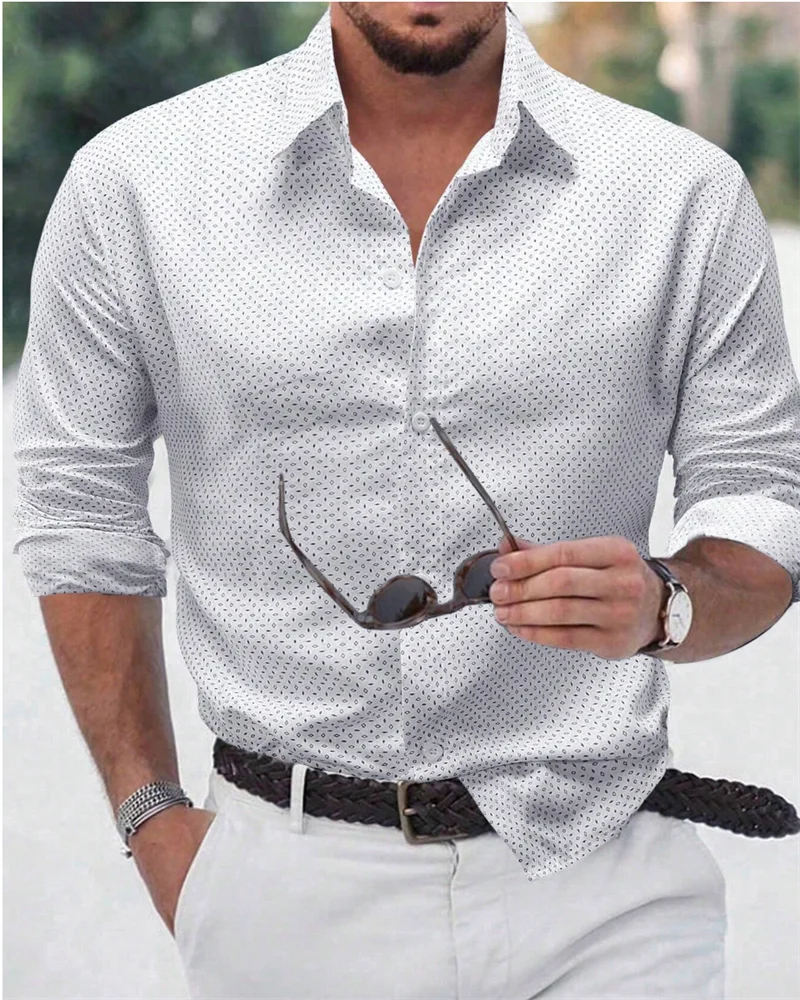 👔 Men’s Polka Dot Shirt