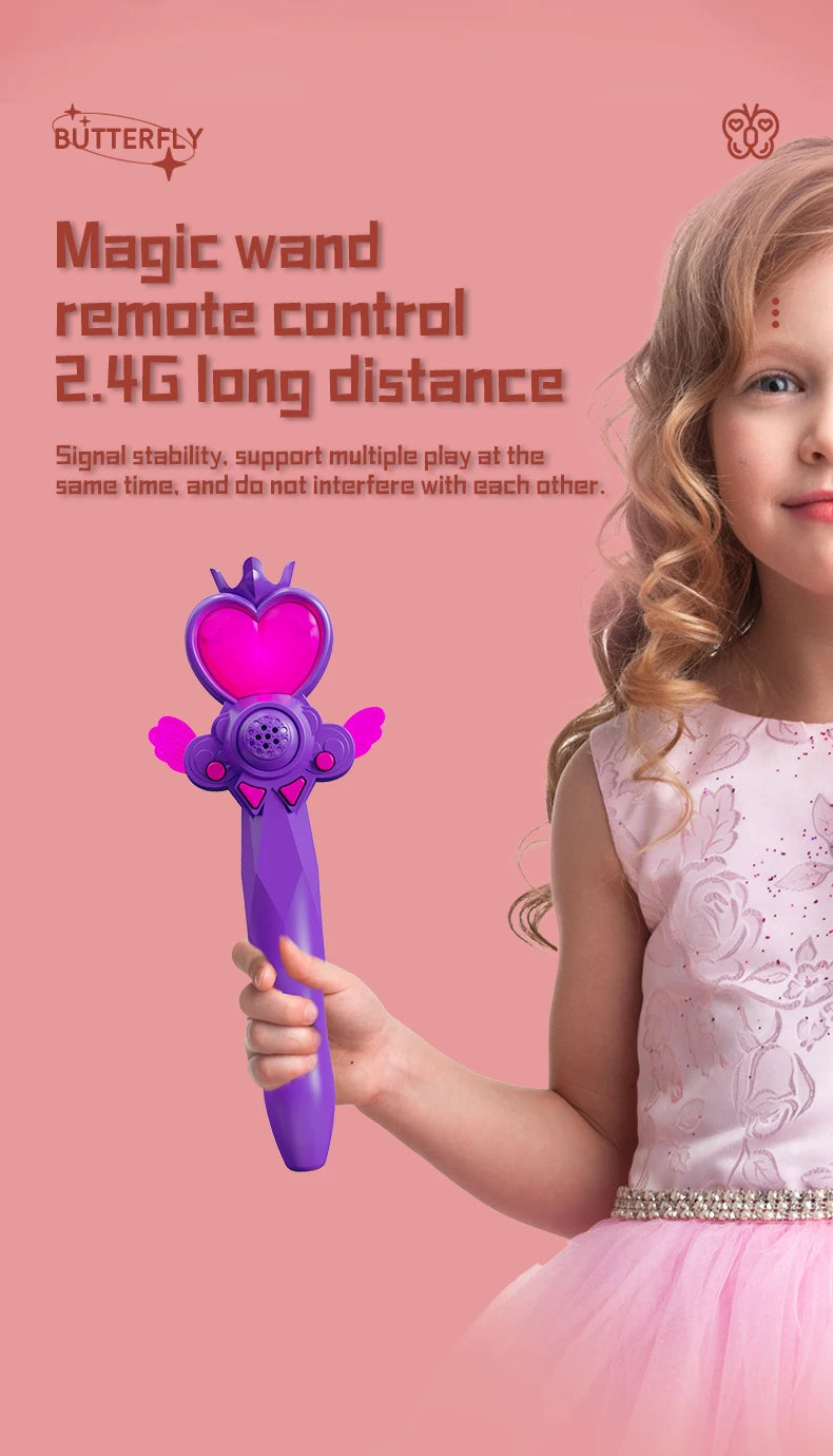 🦋 GlitterFly™ – V40 Mini RC Drone with Gravity Sensor