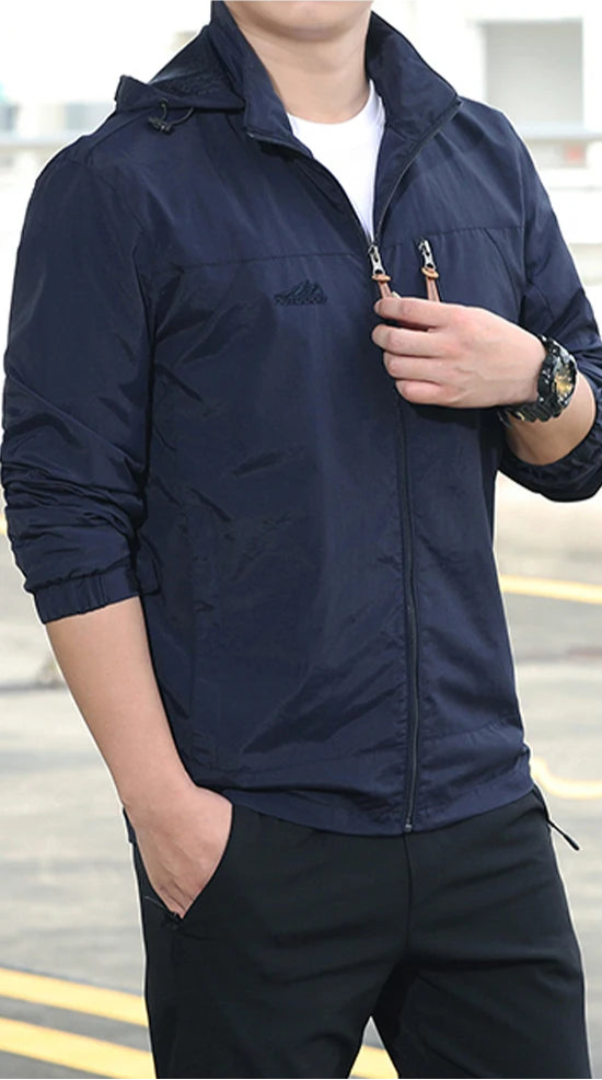 🧥 Men’s Tactical Windbreaker Jacket