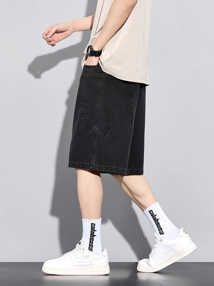 👖 Men’s Denim Cargo Shorts