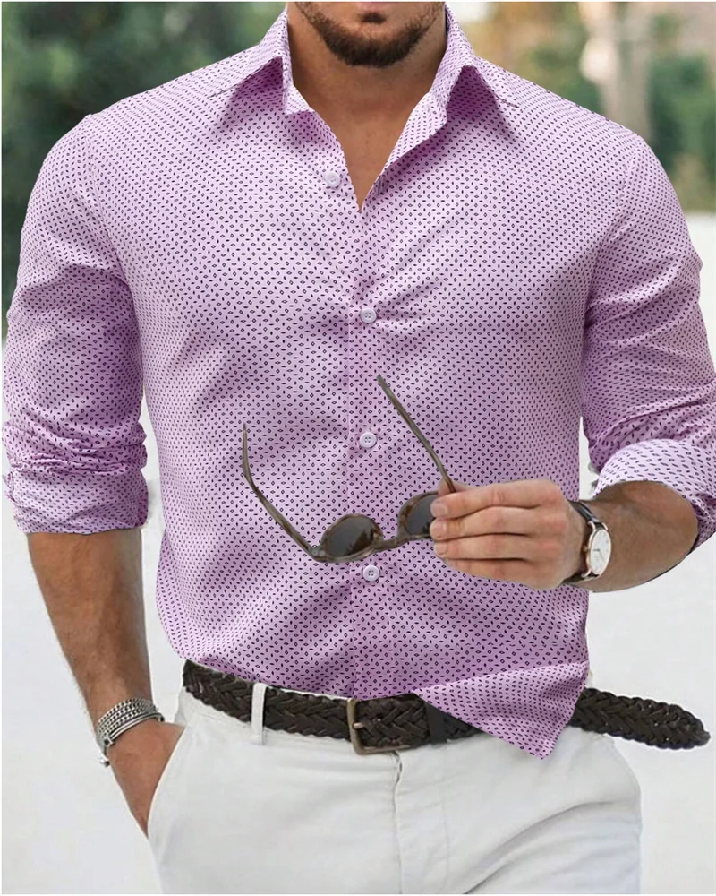 👔 Men’s Polka Dot Shirt