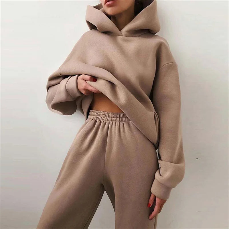 Oversized 2-Piece Tracksuit – Hoodie & Pants