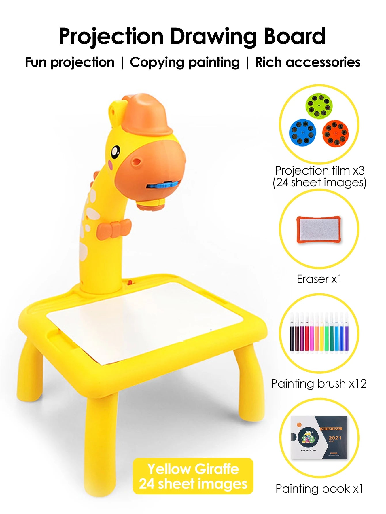 🎨 LightSketch™ – LED Projector Drawing & Painting Table for Kids