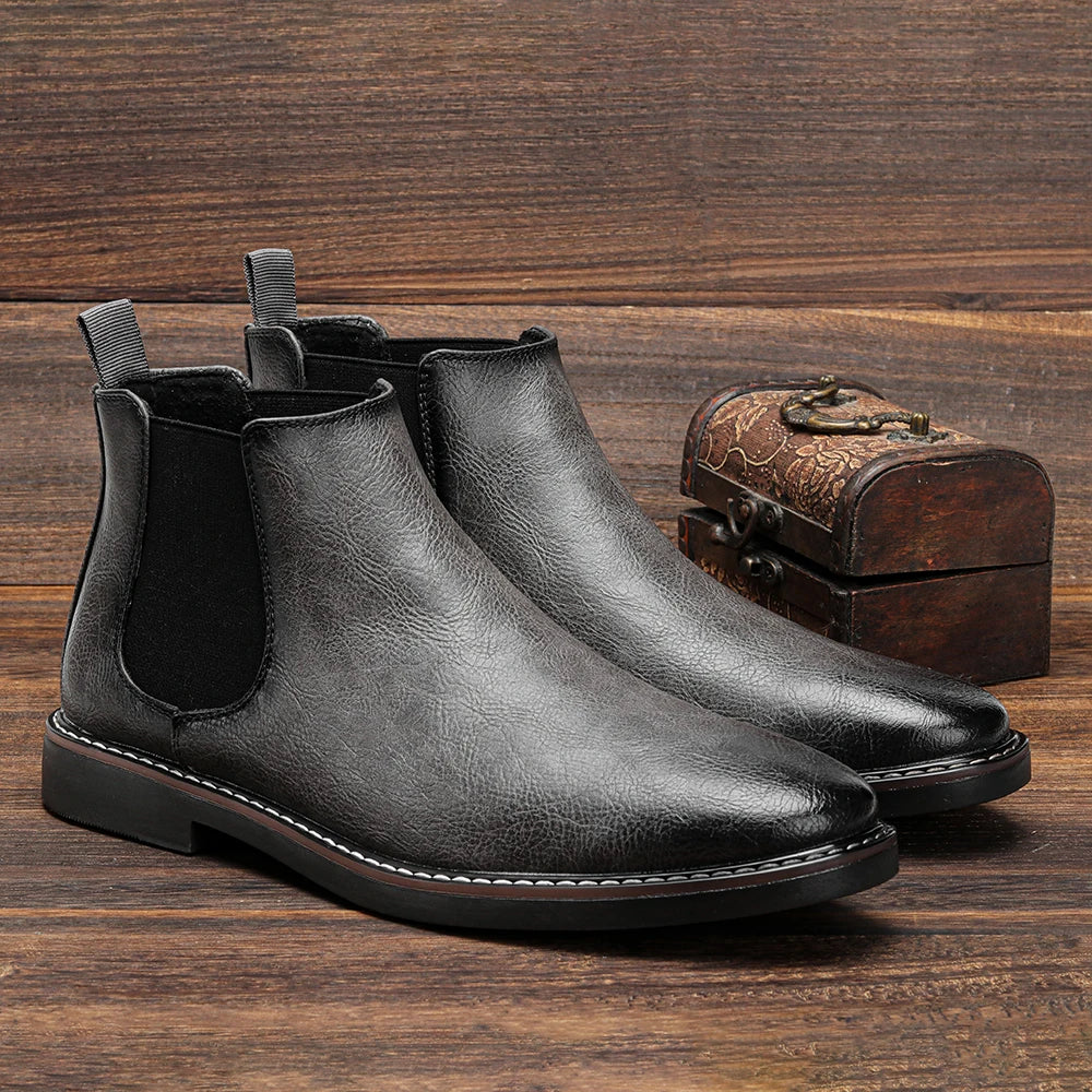 👢 RetroStep™ – Men’s Chelsea Boots (EU 40–46)