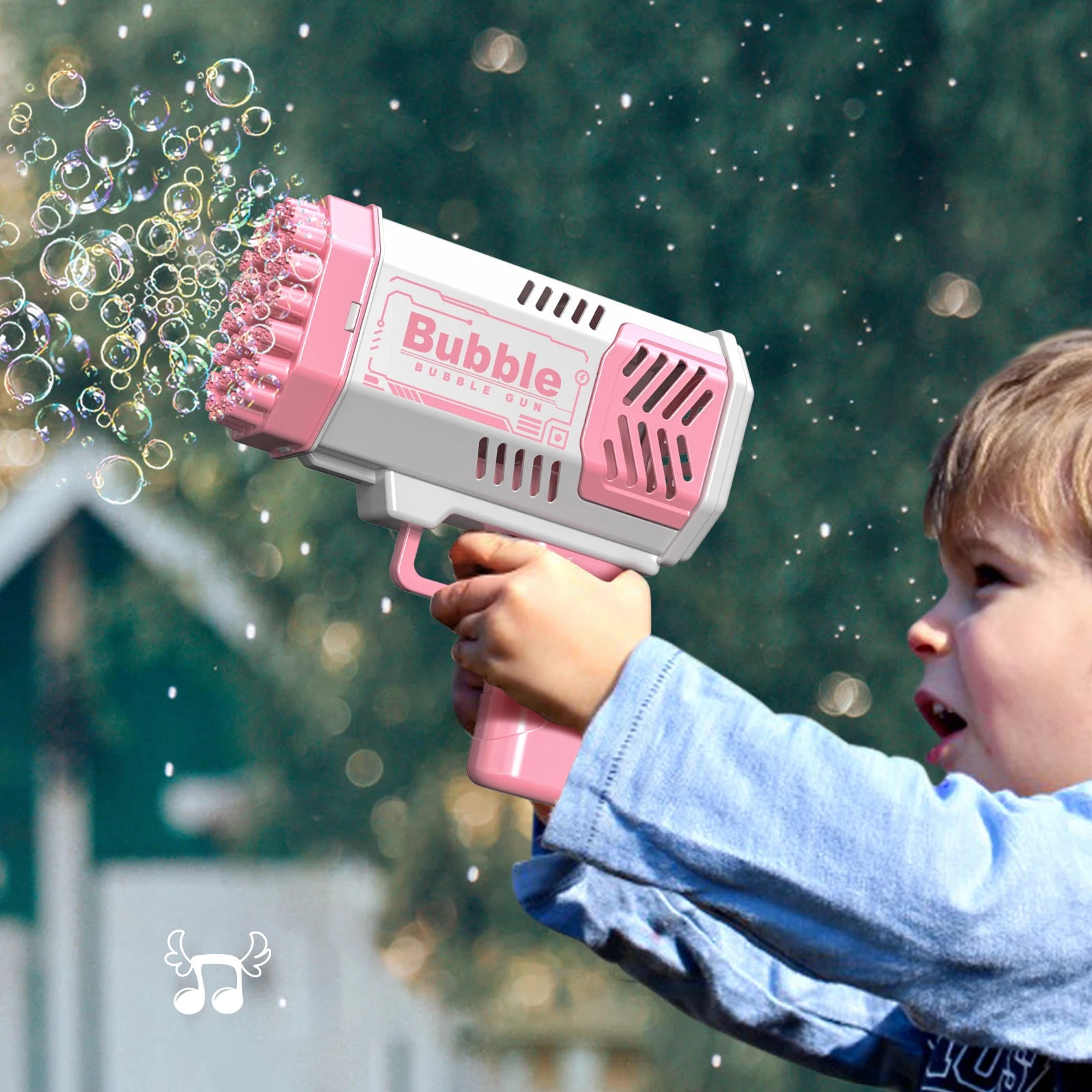 🫧 BubbleBlast™ – 40-Hole Automatic Bubble Machine