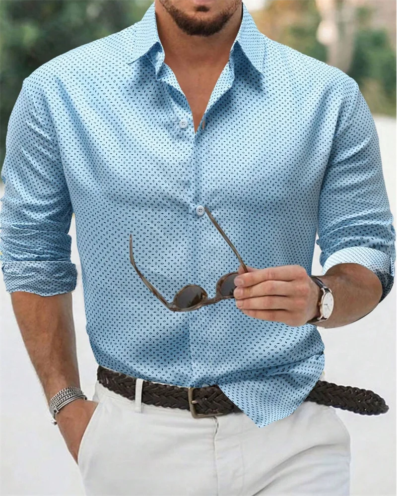 👔 Men’s Polka Dot Shirt