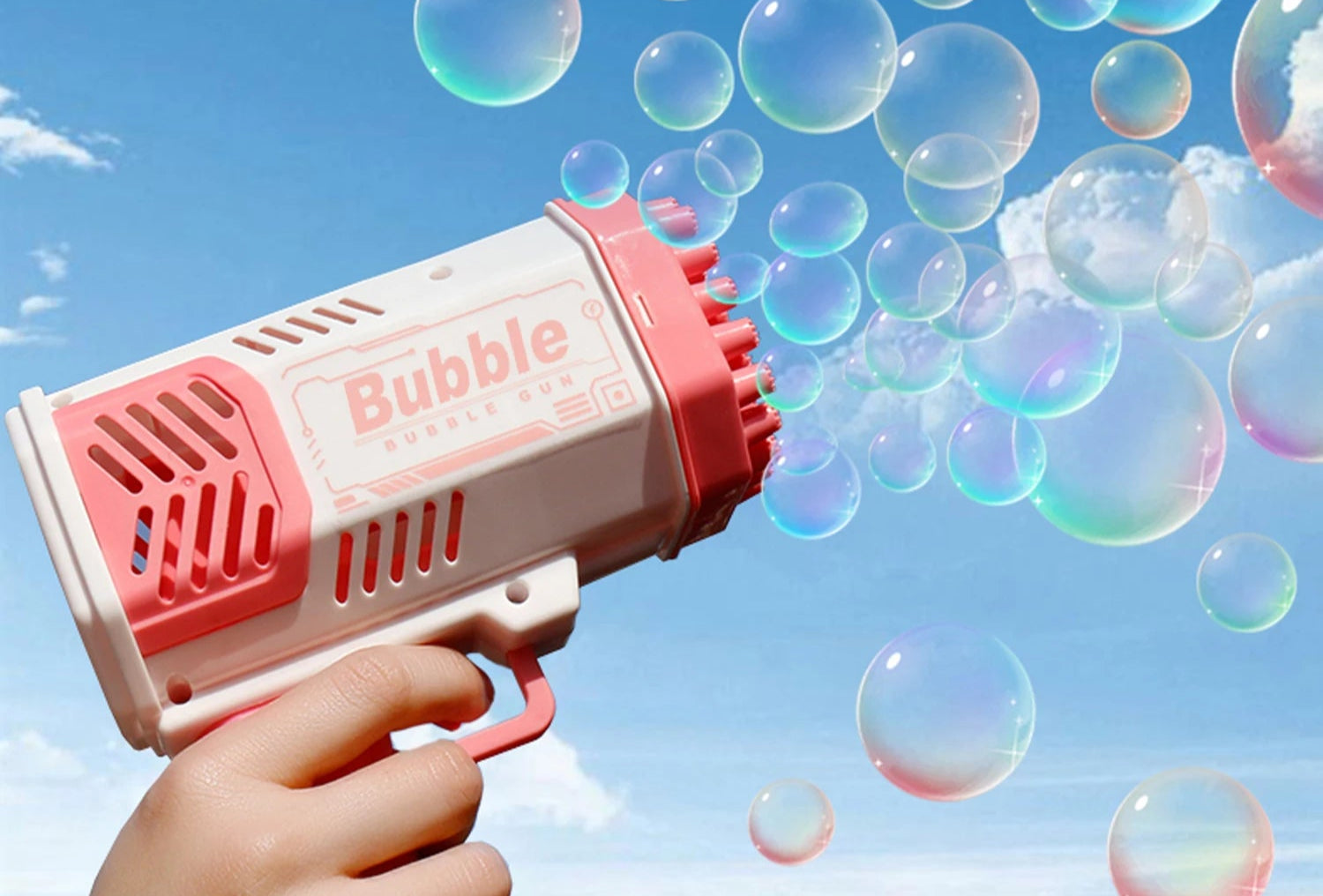 🫧 BubbleBlast™ – 40-Hole Automatic Bubble Machine