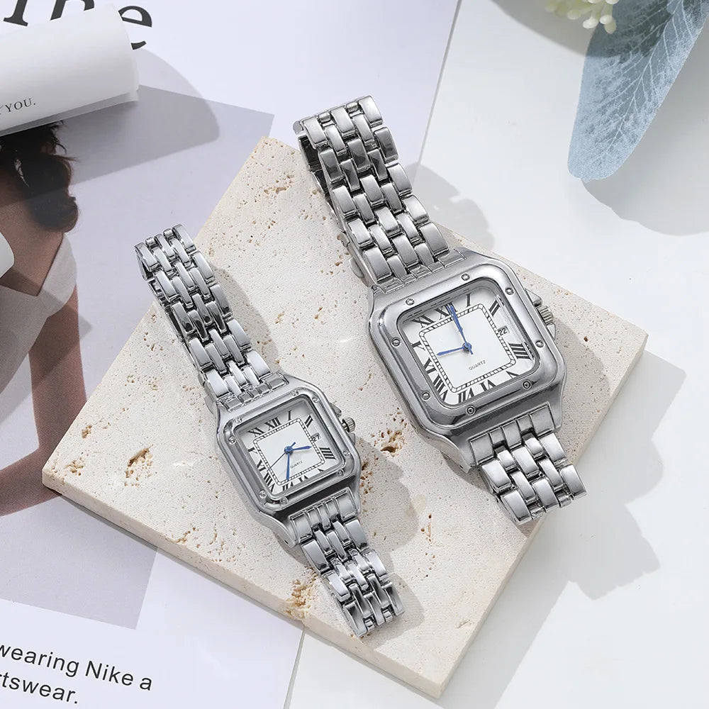 ⌚ MAYZHISU™ – Women’s Luxury Stainless Steel Quartz Watch