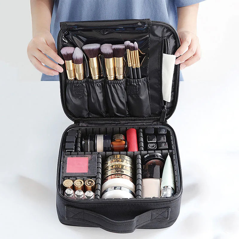 💼 Glamora™ – Waterproof Travel Makeup Bag