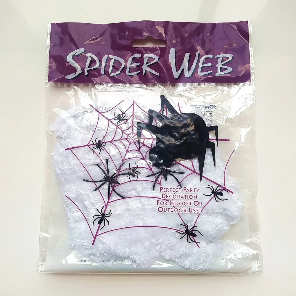 🕷️ Giant Plush Black Spider – Creepy Halloween Decor 👻