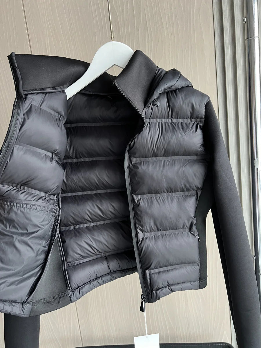 🧥 WarmEase™ – Women’s Lightweight Hooded Down Jacket (2025 New Collection)