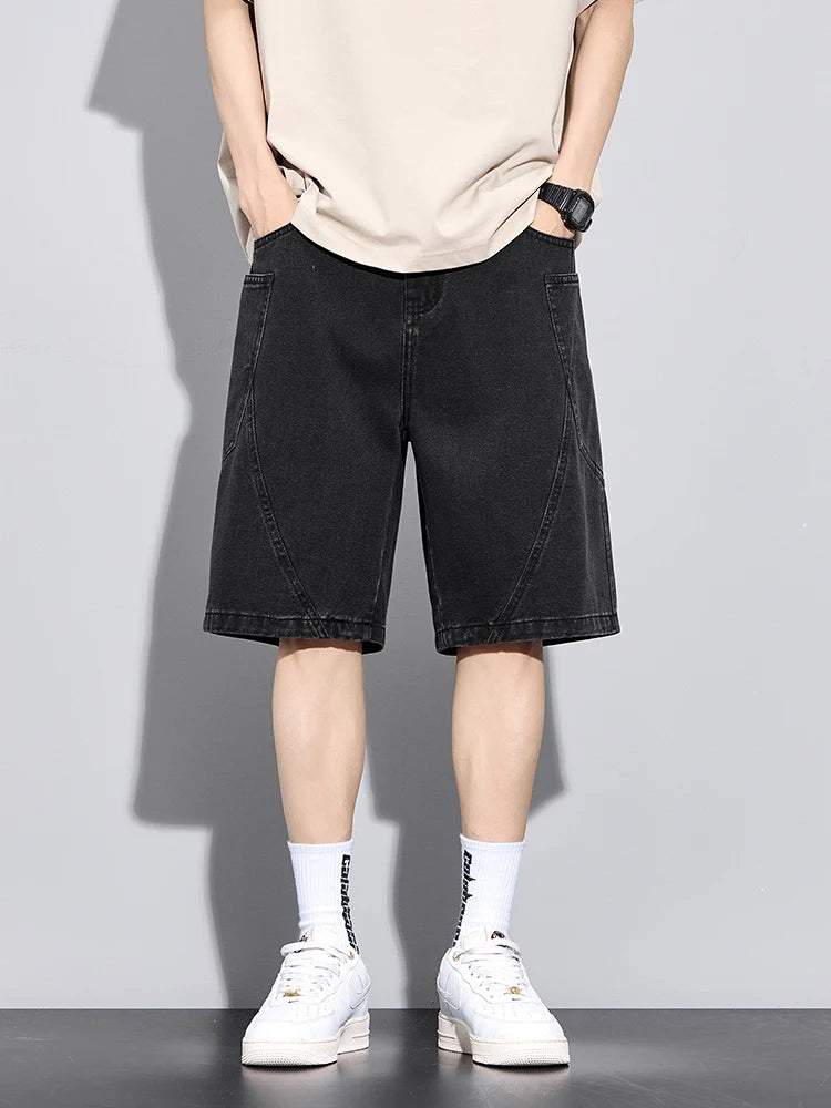 👖 Men’s Denim Cargo Shorts