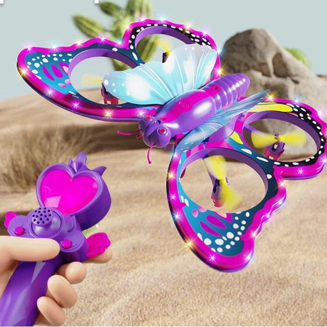 🦋 GlitterFly™ – V40 Mini RC Drone with Gravity Sensor