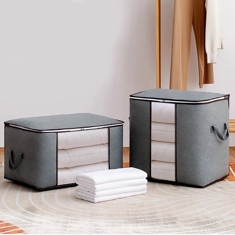 🧺 StoreEase™ – Blanket & Clothing Storage Zipper Bag with Handle