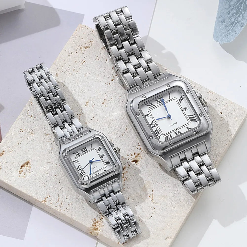 ⌚ MAYZHISU™ – Women’s Luxury Stainless Steel Quartz Watch
