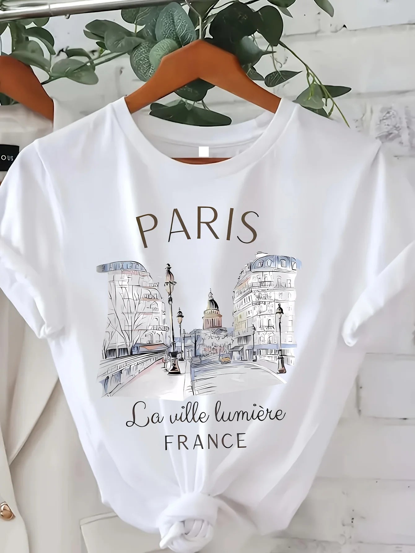 👕 Paris Chic™ – Women’s Casual Printed T-Shirt