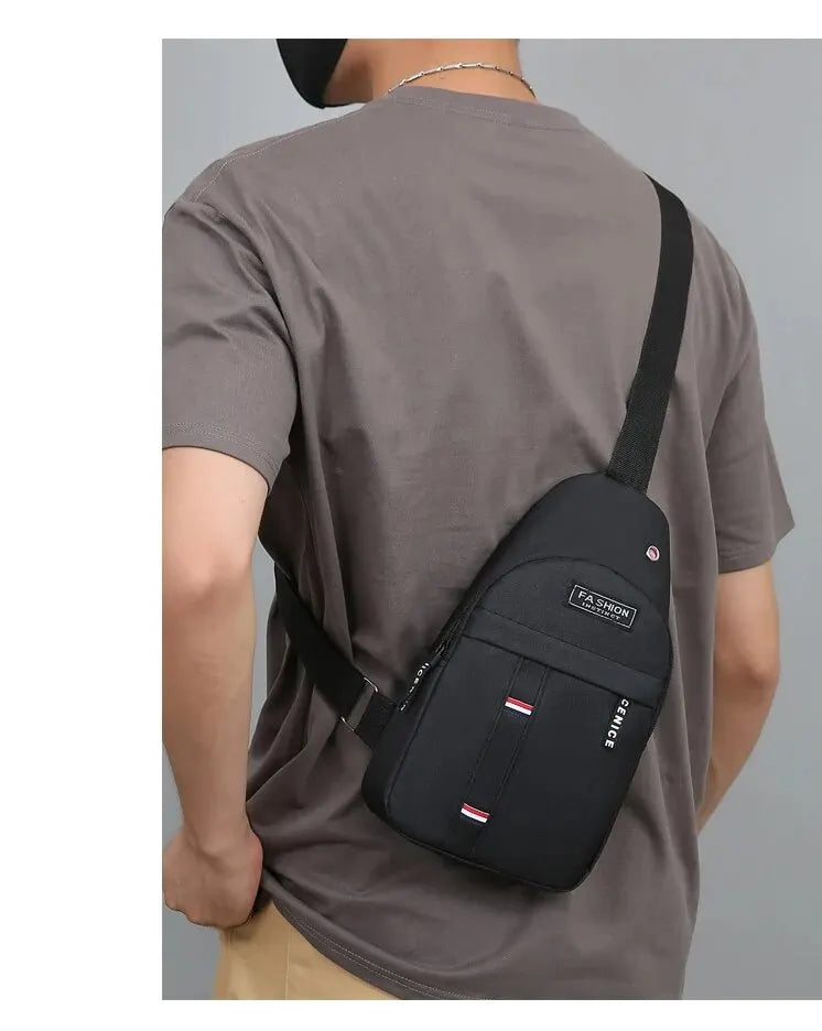 👜 CarryLite™ – Men’s Minimalist Crossbody Shoulder Bag