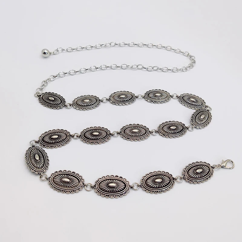 🌸 BohoGlam™ – Women’s Ethnic Waist Chain Belt