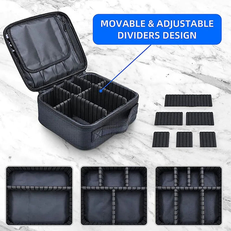 💼 Glamora™ – Waterproof Travel Makeup Bag