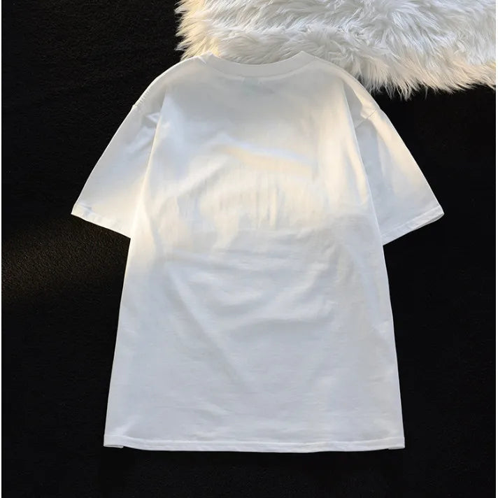 Cartoon Cat Print Women’s T-Shirt