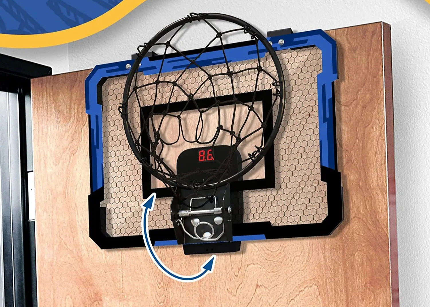 🏀 HoopMaster™ – Mini Wall-Mounted Basketball Hoop Set for Kids