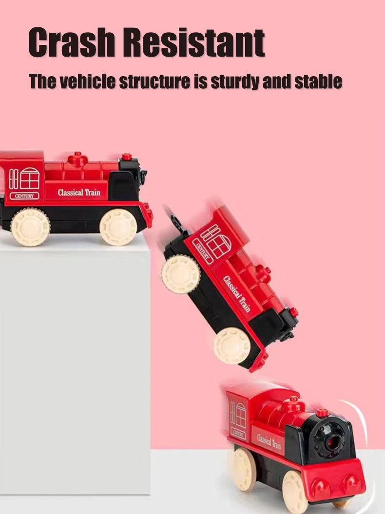 🚂 TrackBuilder™ – Electric Rail Train Educational Model Set