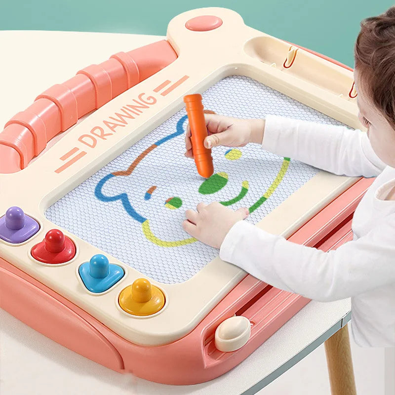 🎨 MagniBoard™ – Kids Magnetic Drawing & Puzzle Board