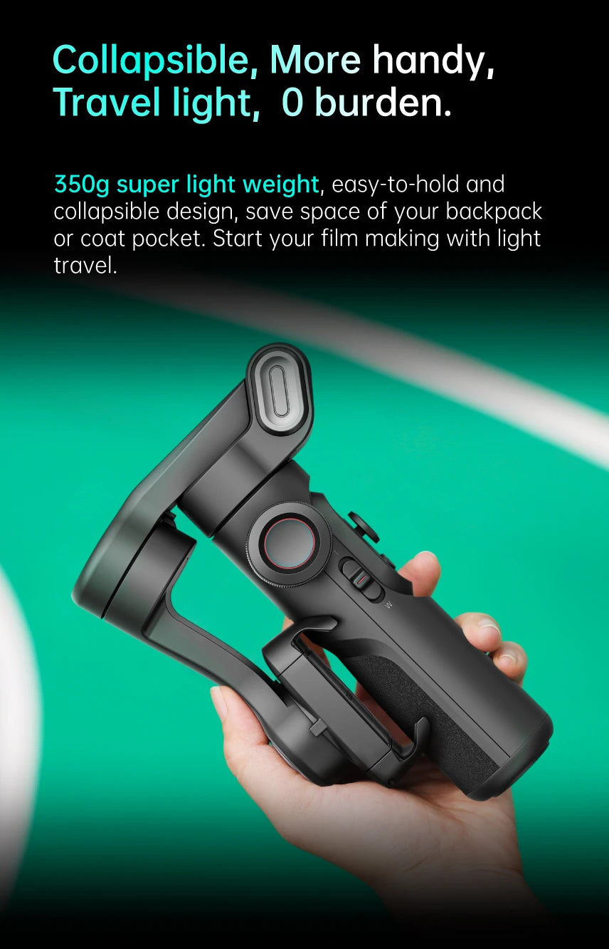 📱 AOCHUAN SmartXE™ – 3-Axis Handheld Gimbal Stabilizer for Smartphones