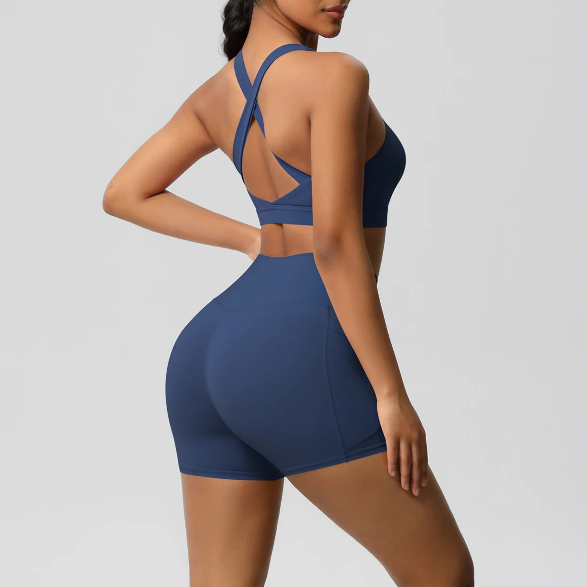 🧘‍♀️ FlexiFit™ – 2PCS Women’s Yoga & Gym Set with Pockets