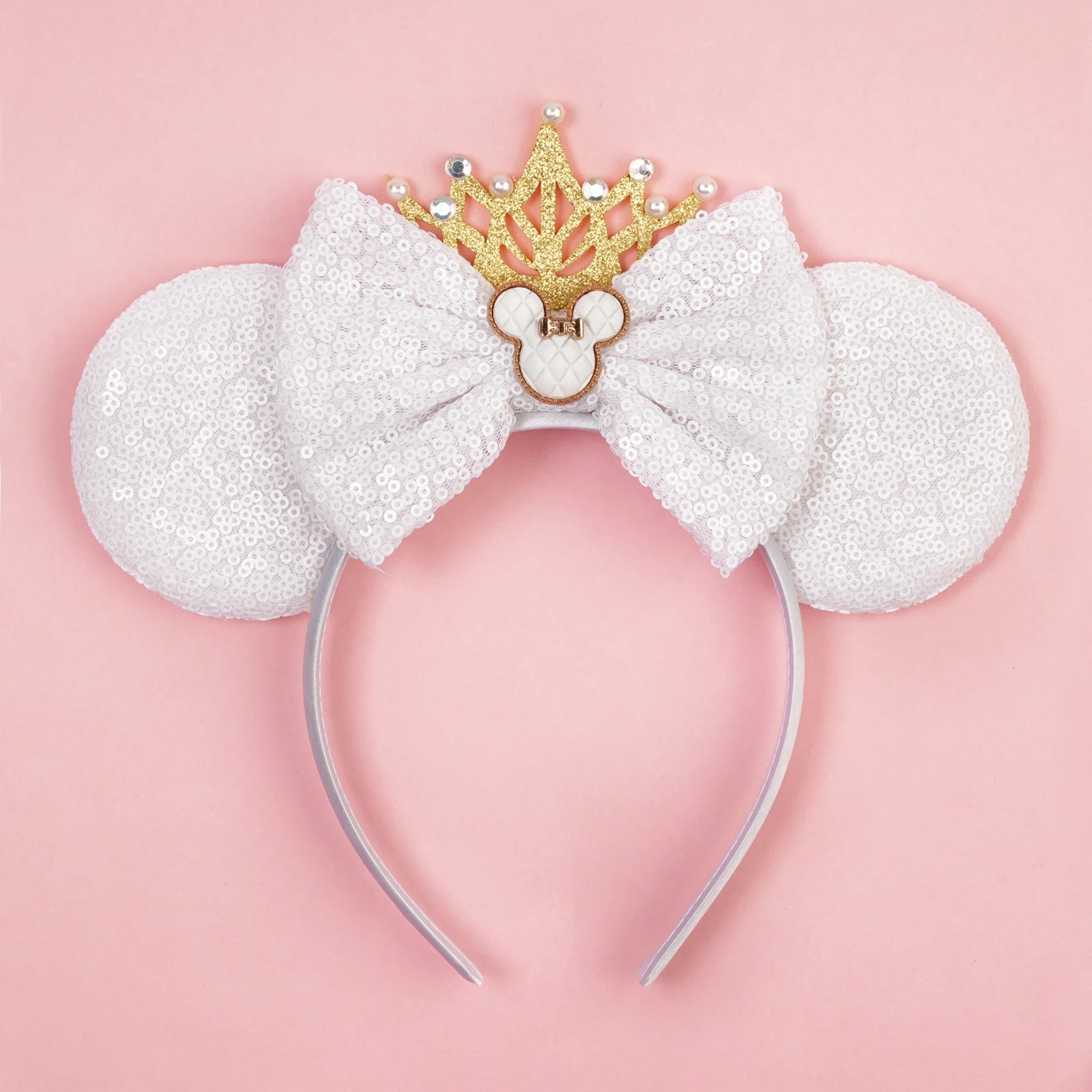 🎃 MagicMickey™ – 2025 Halloween Sequin Ears Headband with Bow