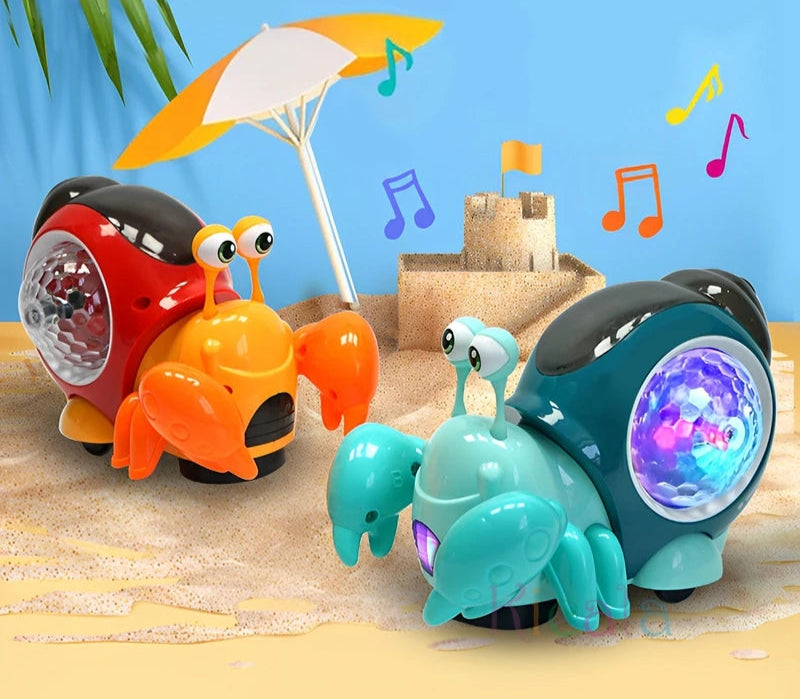 🦀 CrabDance™ – Musical Crawling Crab Toy for Babies