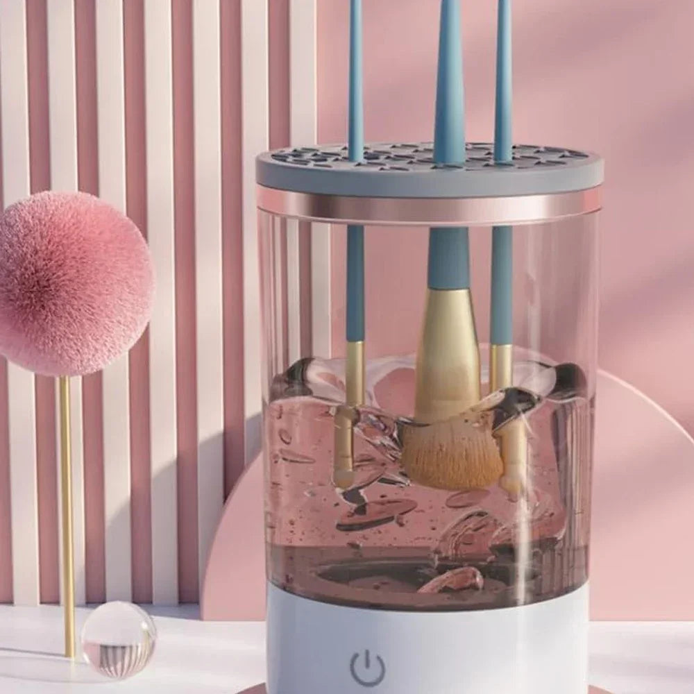 💄 GlamClean™ – Automatic Electric Makeup Brush Cleaner & Dryer