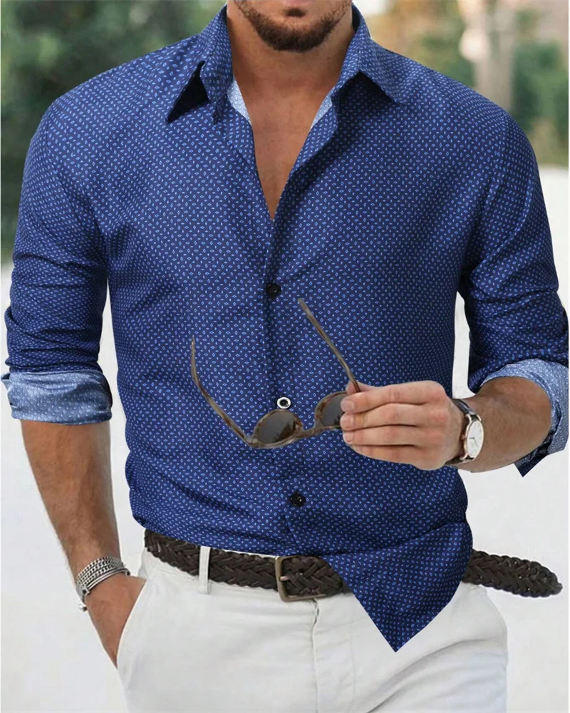 👔 Men’s Polka Dot Shirt