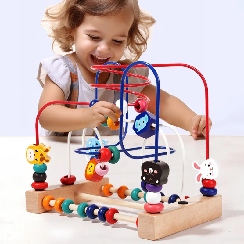 🧩 EduBeads™ – Baby & Toddler Early Learning Building Blocks
