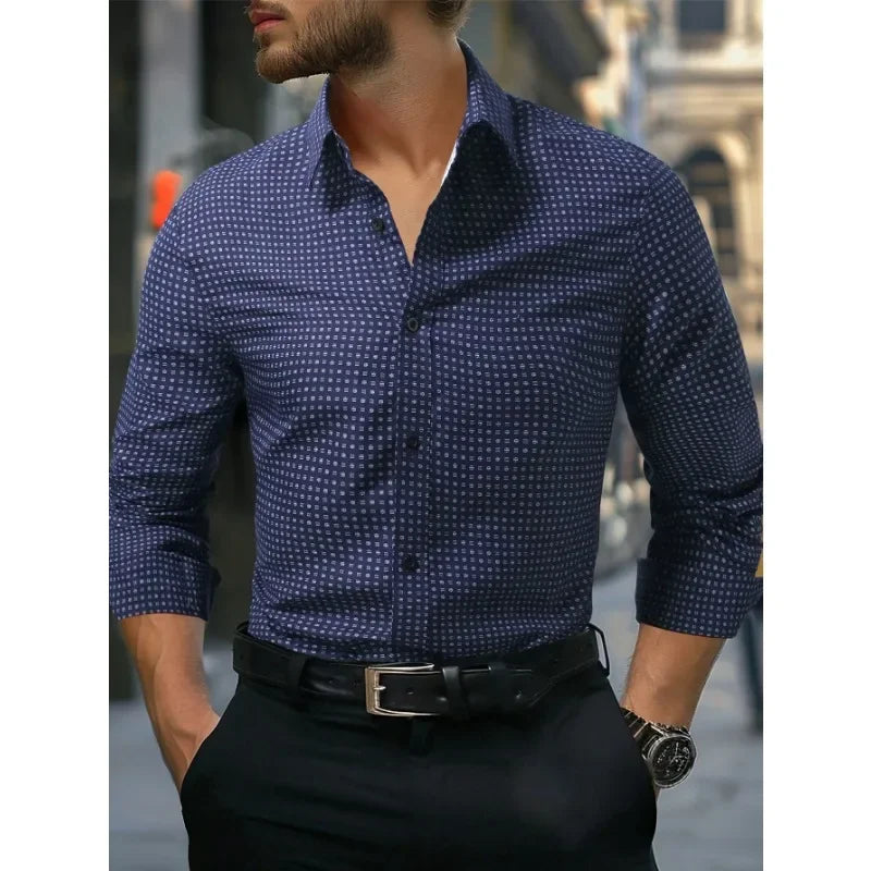 👔 Men’s Polka Dot Shirt