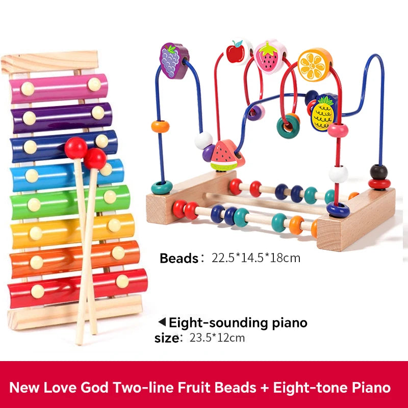 🧩 EduBeads™ – Baby & Toddler Early Learning Building Blocks