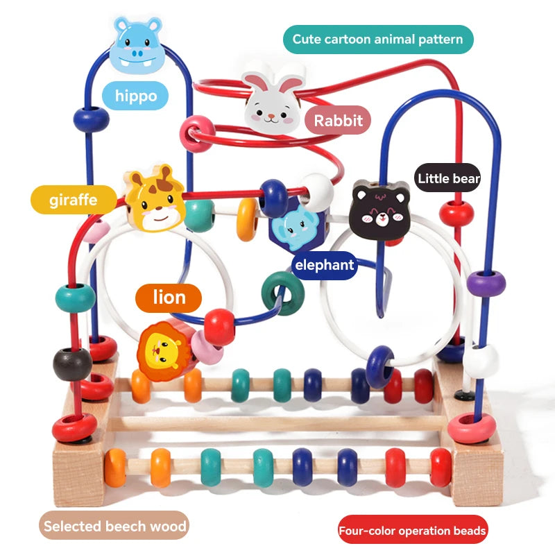 🧩 EduBeads™ – Baby & Toddler Early Learning Building Blocks